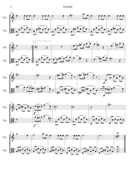 Franz Schubert Serenade From Schwanengesand Arr For String Duo Score And Parts Page 2