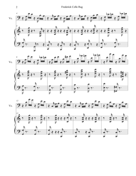 Frederick Cello Rag Page 2
