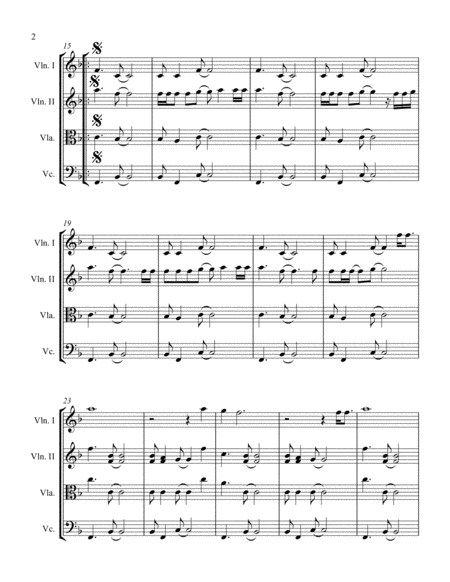 Free Fallin String Quartet Page 2