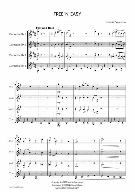 Free N Easy Clarinet Quartet Page 2