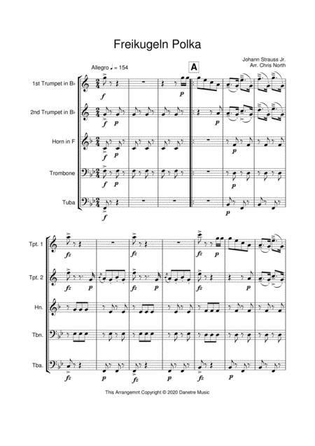 Freikugeln Polka Brass Quintet Page 2