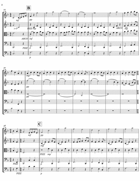 French Christmas Carol String Ensemble Page 2