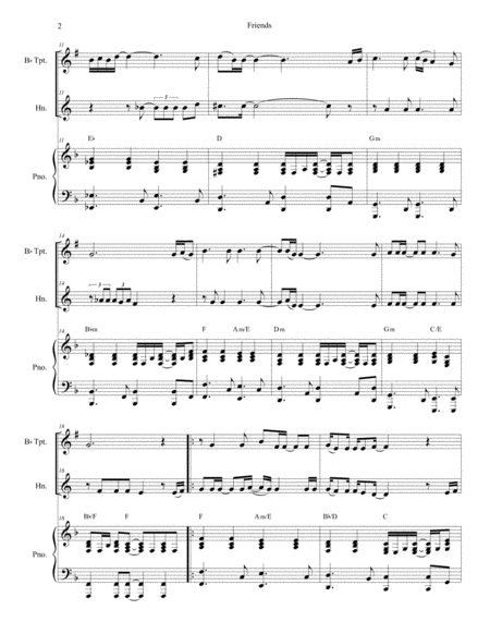 Friends Duet For Bb Trumpet And French Horn Page 2