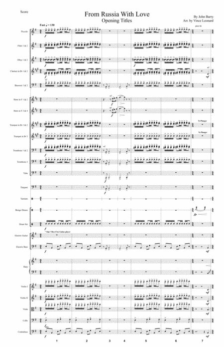 From Russia With Love Cues Page 2