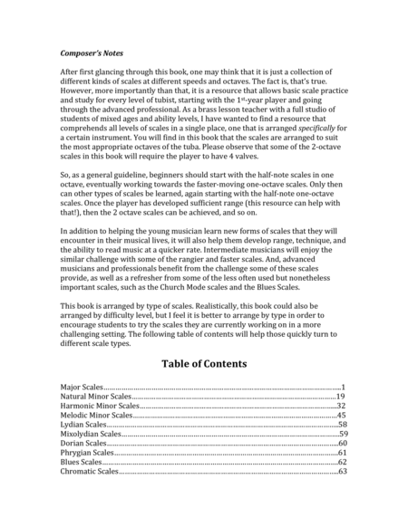 From Sprout To Stout Basic Scale Patterns For All Levels For Tuba Page 2