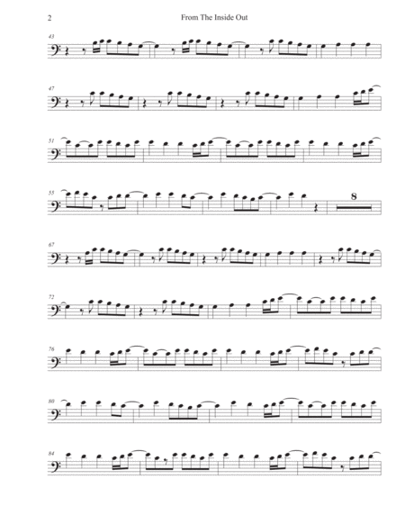 From The Inside Out Easy Key Of C Trombone Page 2