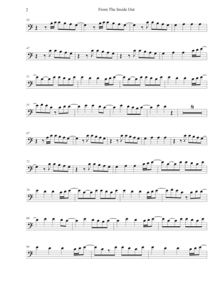 From The Inside Out Original Key Trombone Page 2