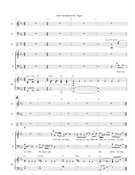 From This Moment On Conductor Score And Band Parts Page 2