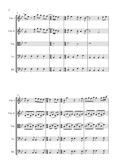 From This Moment On For String Orchestra Score And Parts Page 2