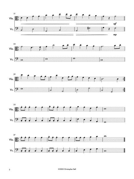 Frosty The Snowman Easy Viola Cello Duet Page 2