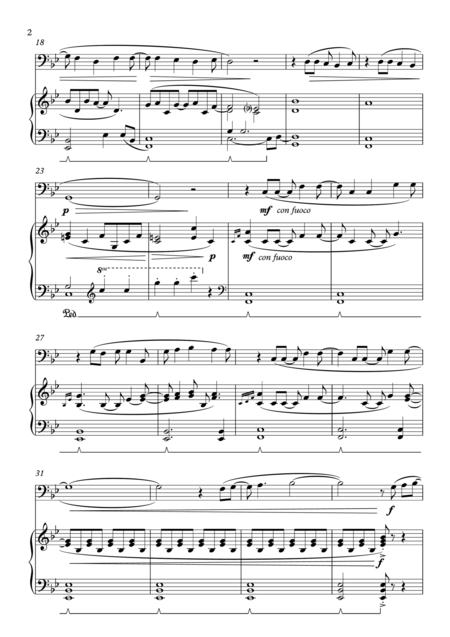 Frozen Let It Go For Bassoon Piano Including Part Score Page 2