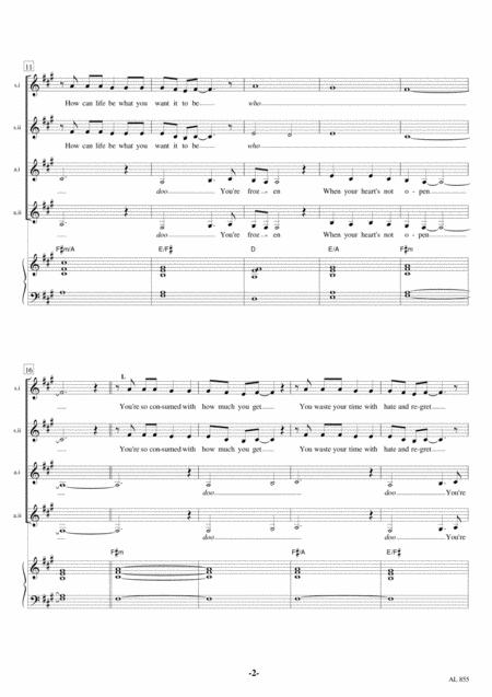 Frozen Ssaa Piano Page 2