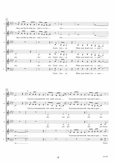Frozen Ssaatb A Cappella Page 2