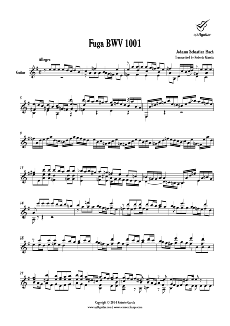 Fuga Bwv 1001 Page 2