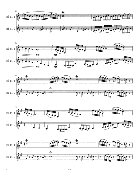 Fugue 06 From Well Tempered Clavier Book 2 String Quintet Page 2