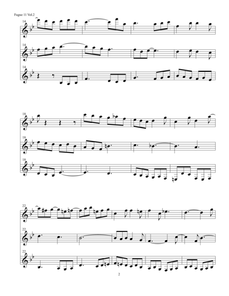 Fugue 11 For 3 Guitars Page 2