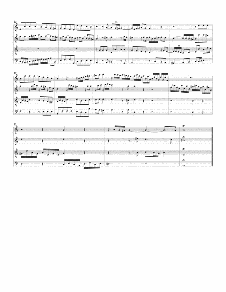Fugue Bwv 895 Ii Arrangement For 4 Recorders Page 2