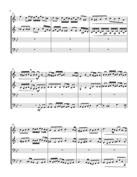 Fugue Bwv 947 Brass Quartet Page 2