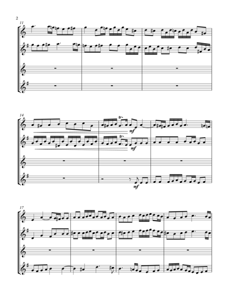Fugue Bwv 947 Sax Quartet Page 2