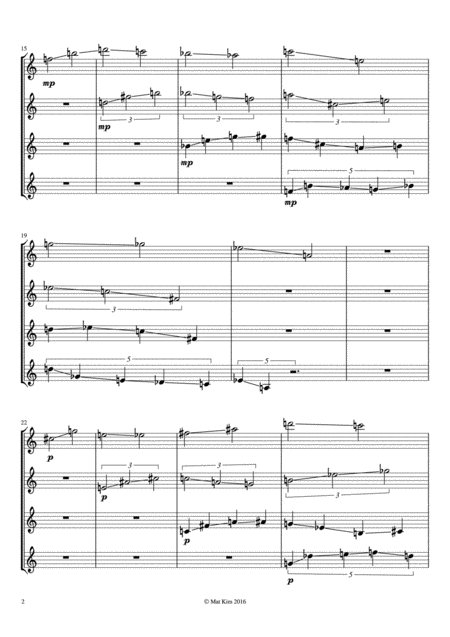 Fugue For Four Violins Page 2
