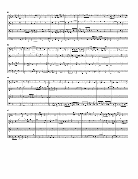 Fugue For Organ Bwv 538 Ii Arrangement For 4 Recorders Page 2