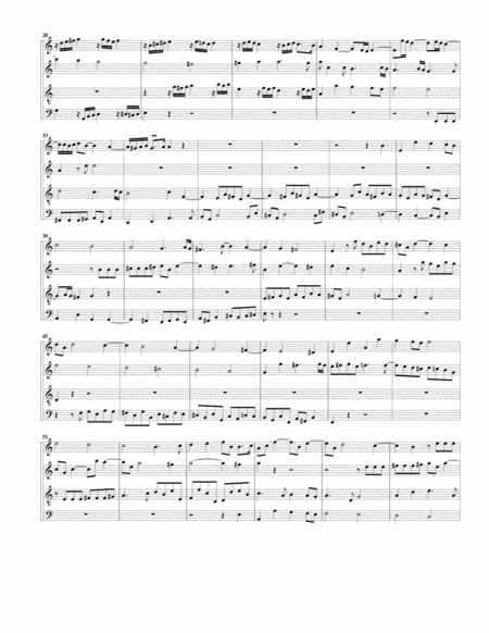 Fugue For Organ Bwv 579 Arrangement For 4 Recorders Page 2