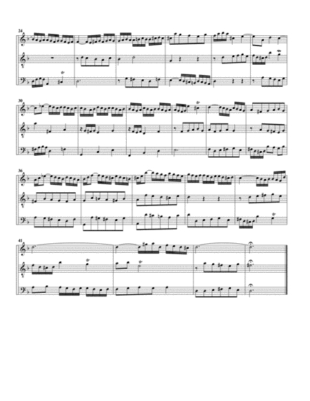 Fugue From Das Wohltemperierte Klavier I Bwv 851 Ii Arrangement For 3 Recorders Page 2