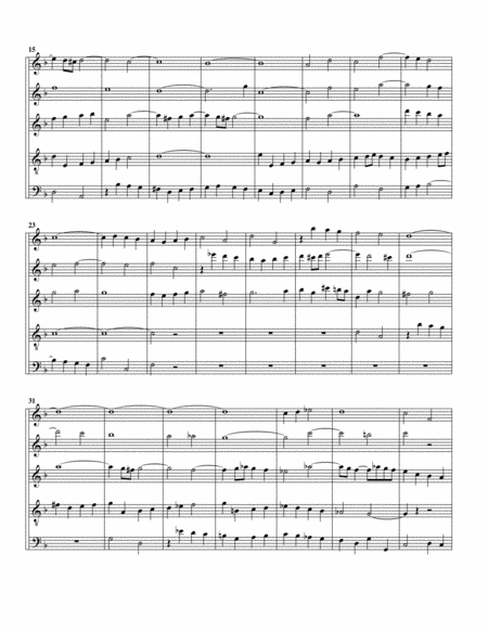 Fugue From Das Wohltemperierte Klavier I Bwv 867 Ii Version In D Minor Arrangement For 5 Recorders Page 2