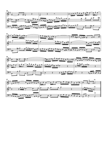 Fugue From Das Wohltemperierte Klavier Ii Bwv 888 Ii Arrangement For 3 Recorders Page 2