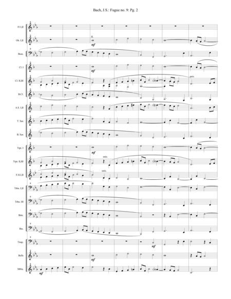 Fugue No 9 Well Tempered Clavier Book Ii Extra Score Page 2