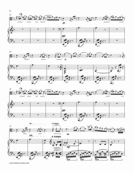 Fur Elise Viola And Piano Page 2