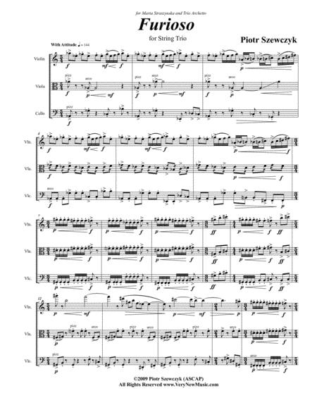 Furioso For String Trio Page 2