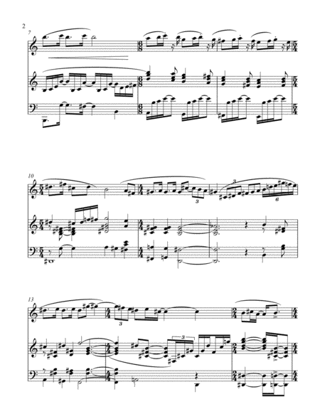 Fusion Sonata For Violin And Piano Frozen Light Page 2