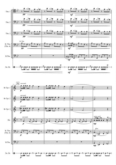 G Gershwin March Of The Swiss Soldiers From Ambulatory Suite Arr For Brass Ensemble Page 2