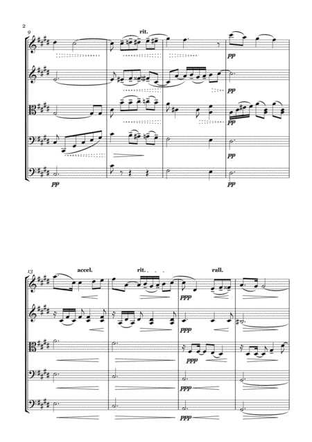 G Puccini Crisantemi String Orchestra Score And Parts Page 2