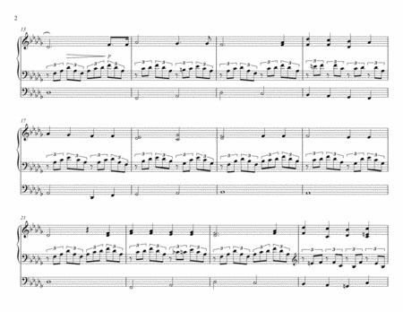 Gabriel Faur Cantique De Jean Racine Op 11 Arranged For Organ Solo Original Key Page 2