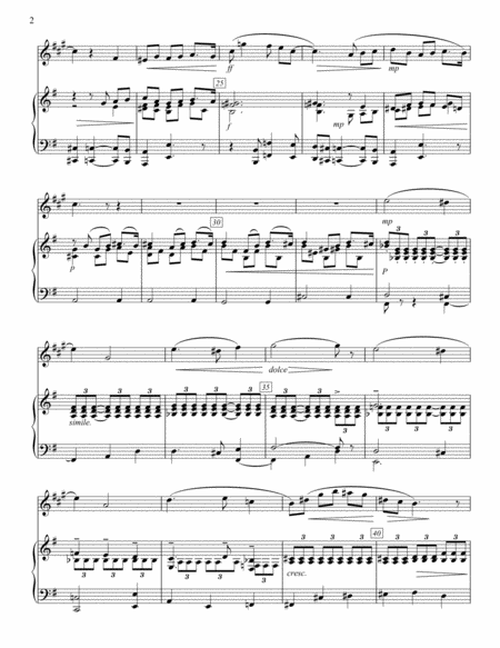 Gabriel Faur Pelleas Et Mlisande Prlude For Clarinet And Piano Page 2
