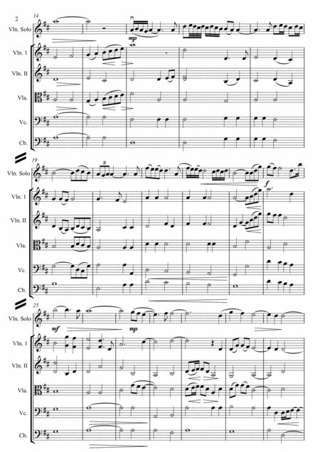 Gabriel Oboe For Solo Violin And String Orchestra By Ennio Morricone Page 2