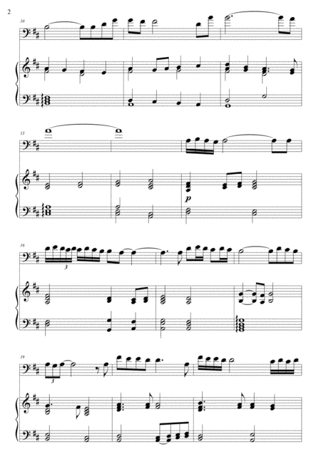 Gabriels Oboe For Cello And Piano Page 2