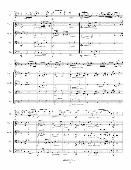 Gabriels Oboe Nella Fantasia For Oboe Ands Quartet Page 2