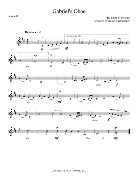 Gabriels Oboe String Quartet Page 2