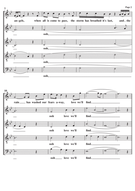 Gabriels Oboe Whispers In A Dream A Cappella Page 2