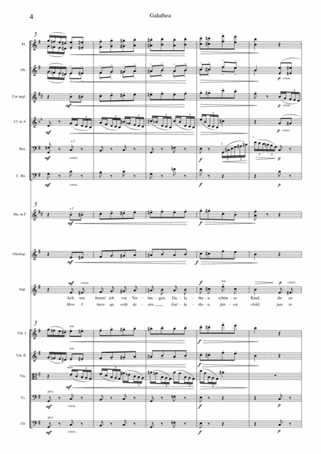 Galathea Brettl Lied A Cabaret Song By Arnold Schoenberg Arr For Soprano And Orchestra By Chris Gordon Page 2