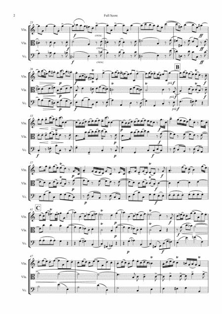 Gallo A Compilation Of 3 Mvts From Varioustrio Sonatas The Derivative Music For The Scherzino Of The Pulcinella Suite String Trio Page 2