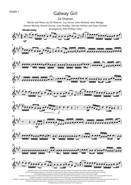 Galway Girl By Ed Sheeran String Quartet Page 2