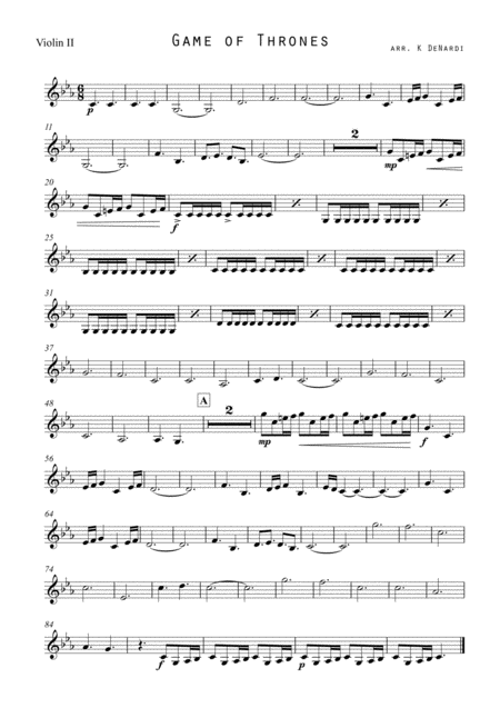 Game Of Thrones By Ramin Djawadi For String Quartet Page 2