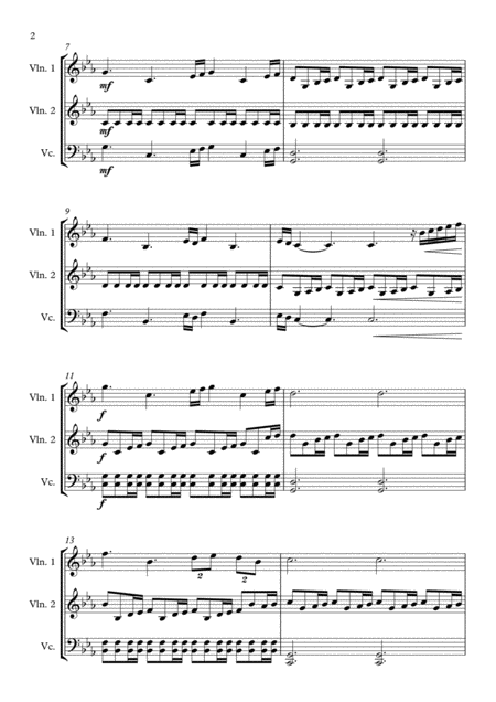 Game Of Thrones Theme String Trio Vln1 Vln2 Vc Page 2