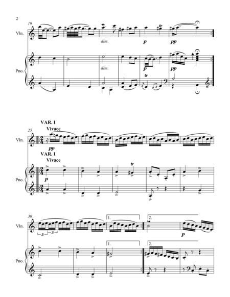 Gavotte And Variations Page 2