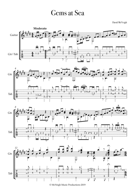 Gems At Sea Solo Guitar Page 2