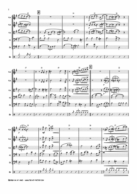 Georgia On My Mind Ray Charles String Orchestra Page 2